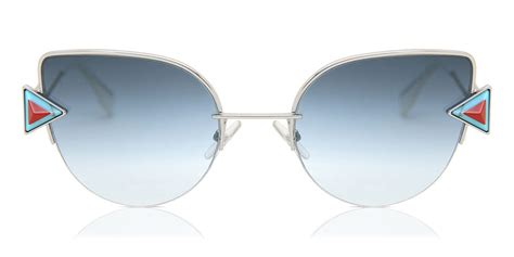 Fendi FF 0242/S SCB/NE Sunglasses Silver 